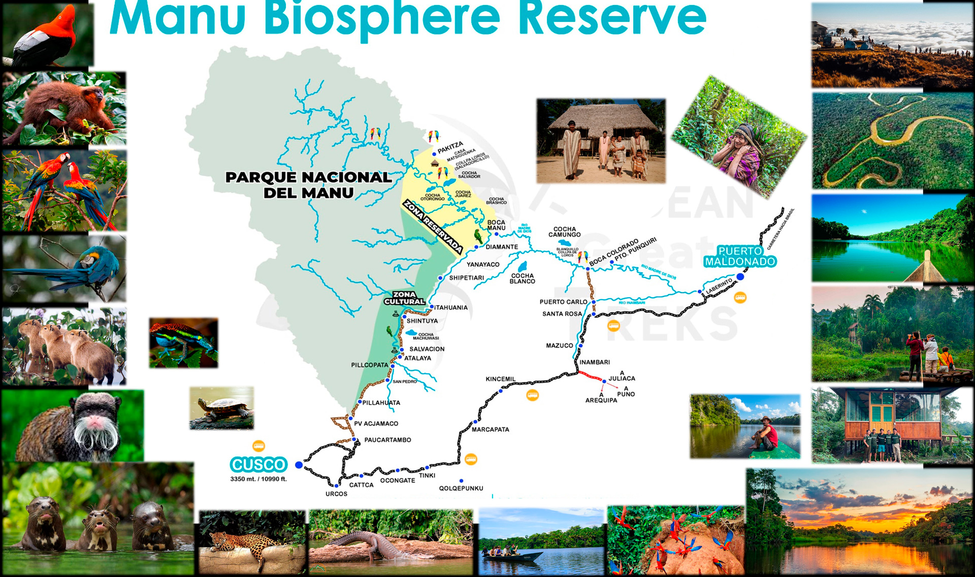 mapa manu