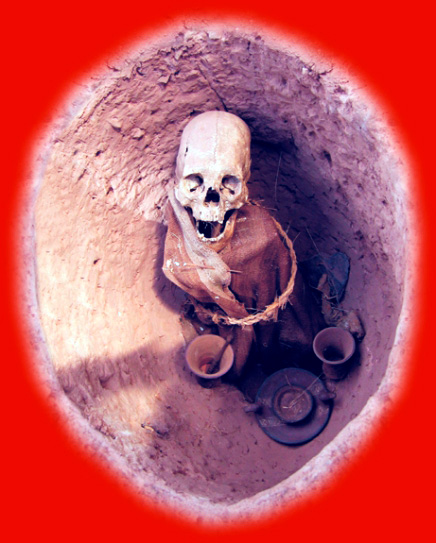 Momia inca en Kusicancha