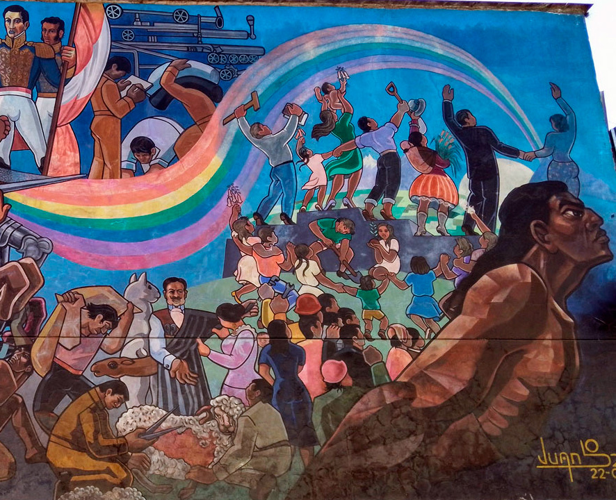 Mural Historia del cusco
